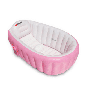 baignoire gonflable bébé rose