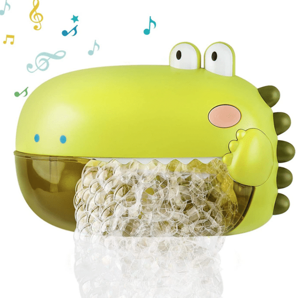 Jouet de bain à bulles Capitaine Dinosaure